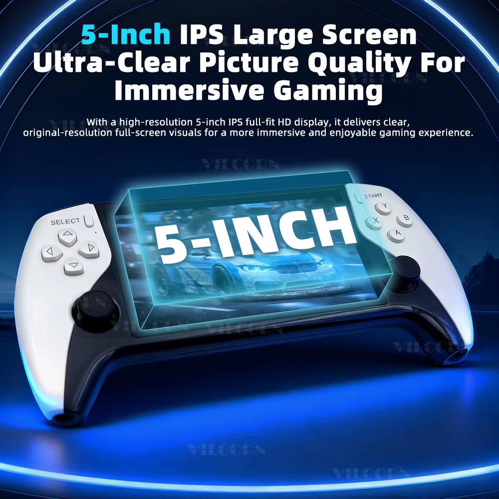 SF3500 5″ Handheld Game Console for PS1 GBA SNES MAME Retro Gaming