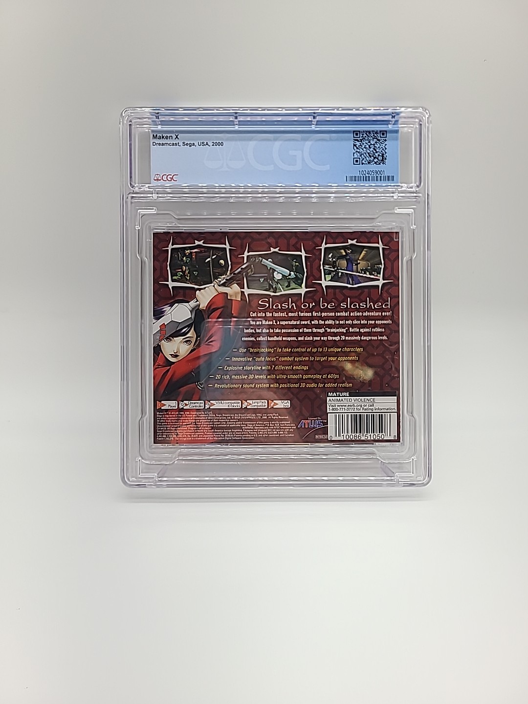 Maken X CGC 9.9 A++ Sega Dreamcast Graded Sealed Not WATA, VGA, PSA