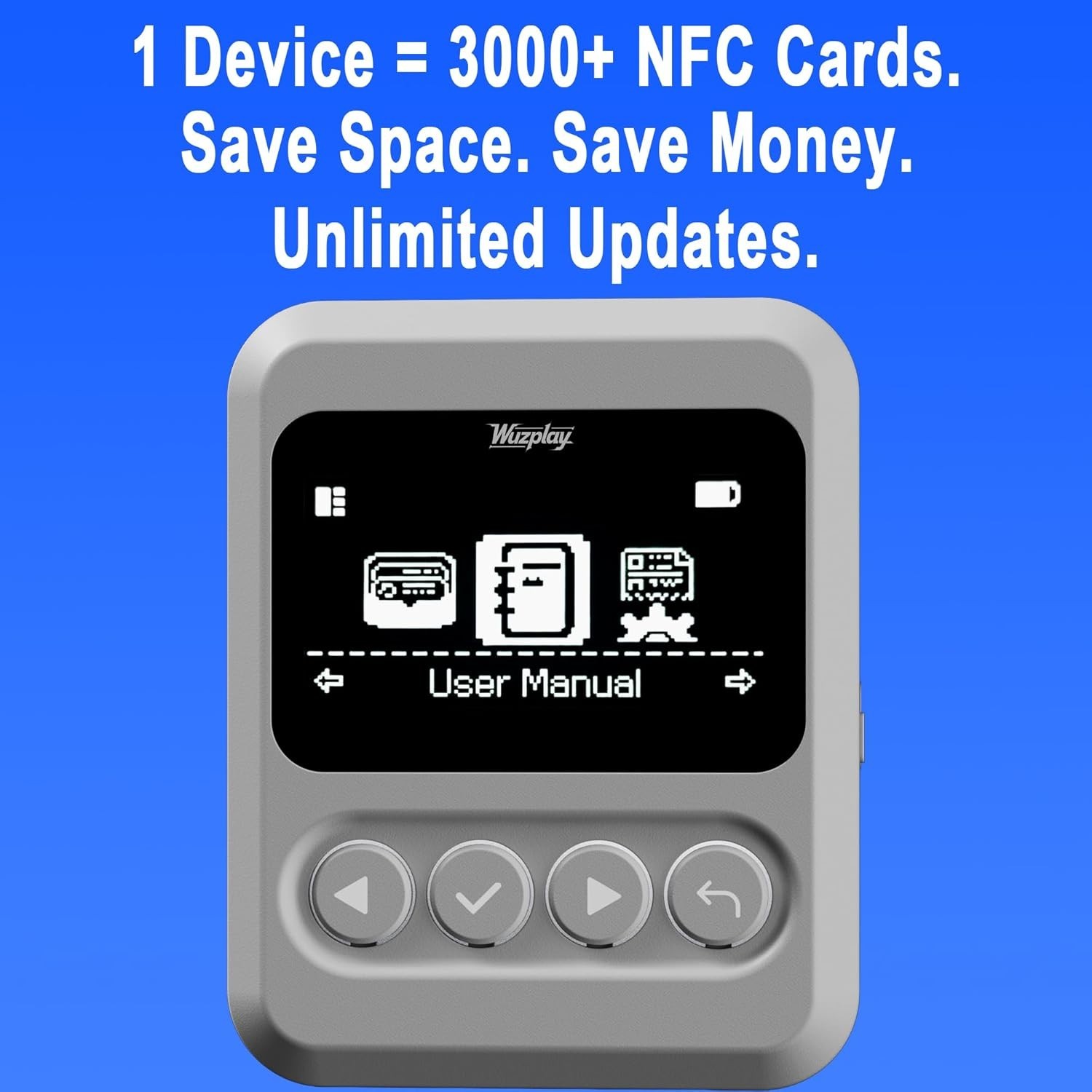 User-Friendly NFC Emulator – Compatible with Switch, 3000+ Entries Functionality