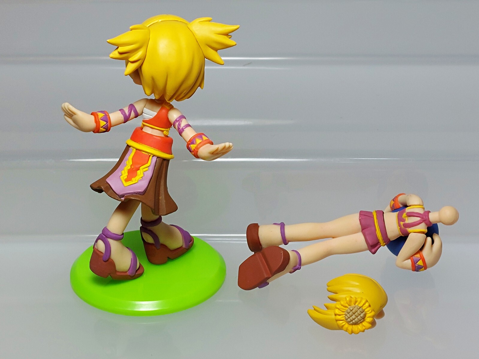 Game Characters Sukatto Golf Pangya Lolo Lola Dolfini Figure MegaHouse R08 3.2in