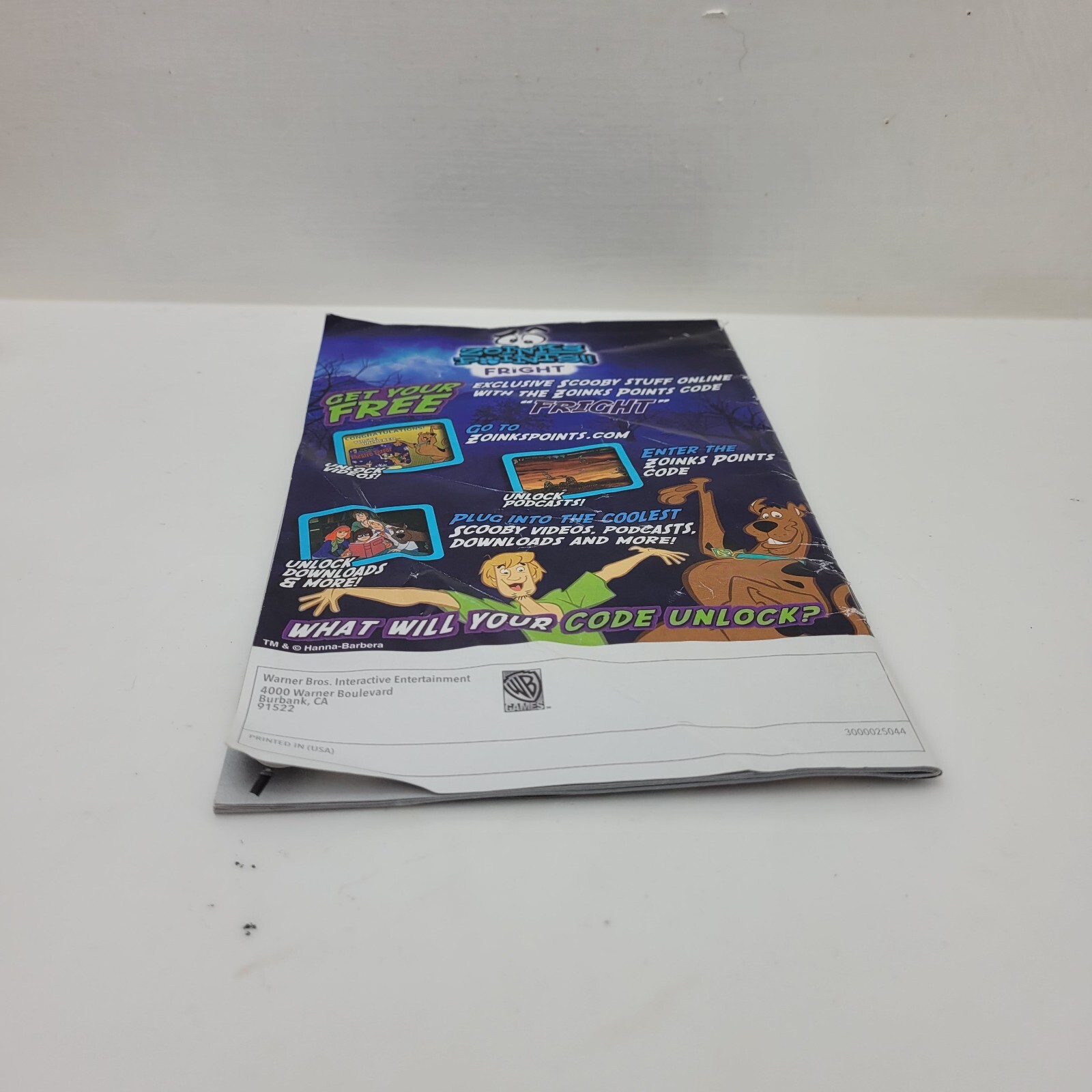 SCOOBY-DOO! FIRST FRIGHTS (Nintendo Wii, 2009) GAME COMPLETE with MANUAL