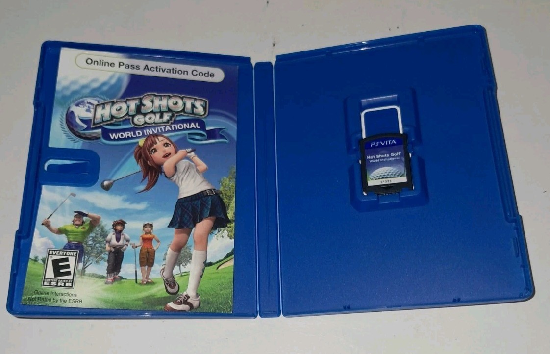 Hot Shots Golf World Invitational PS Vita – Mint Condition – Tested Working