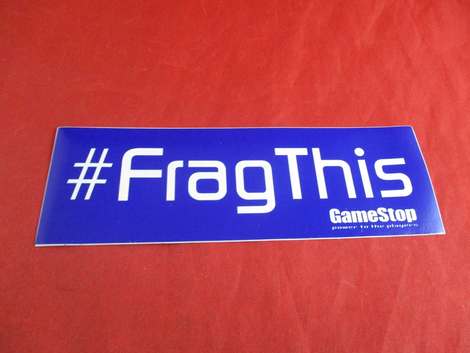 #Fragthis GameStop Blue Promo Sticker *NEW*