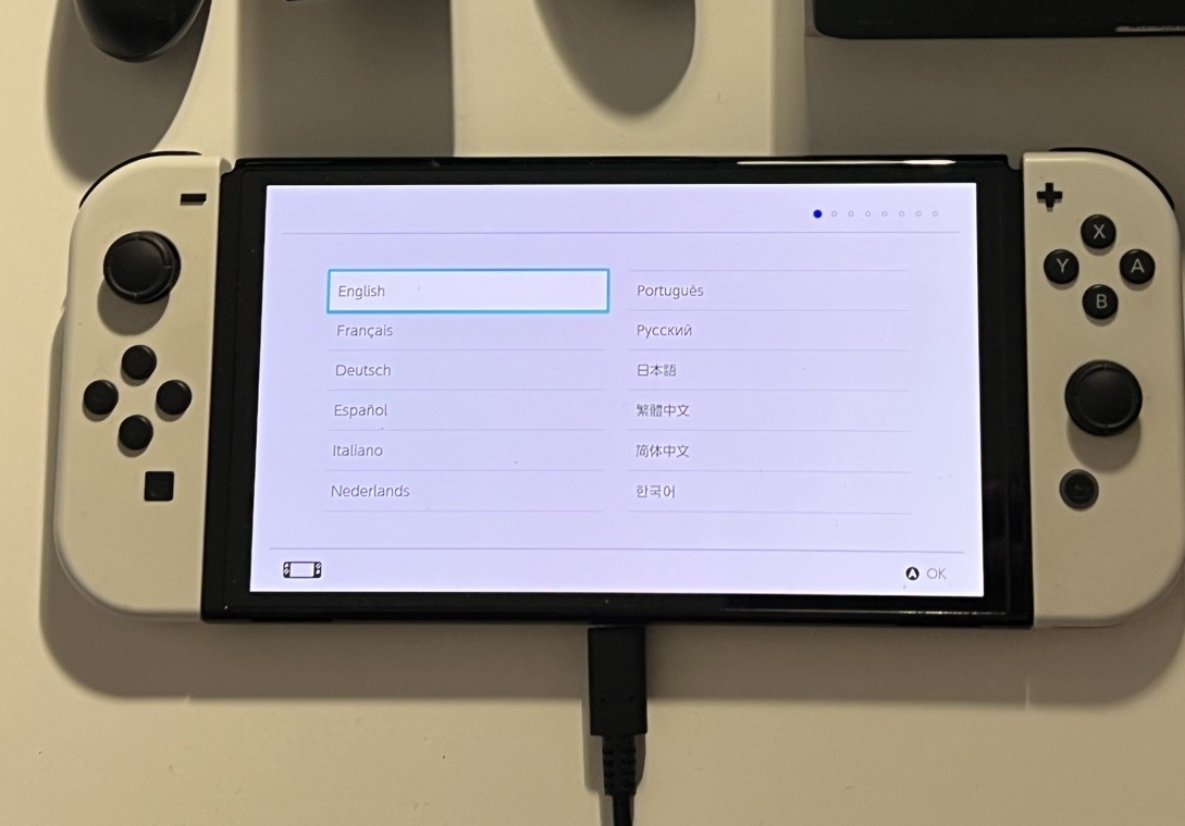 Nintendo Switch 64GB OLED White Console Preowned Excellent condition