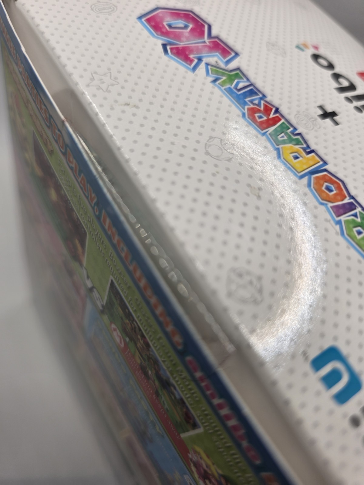 Mario Party 10 + Mario Amiibo Bundle Box ONLY Wii U Empty Box Nintendo Display