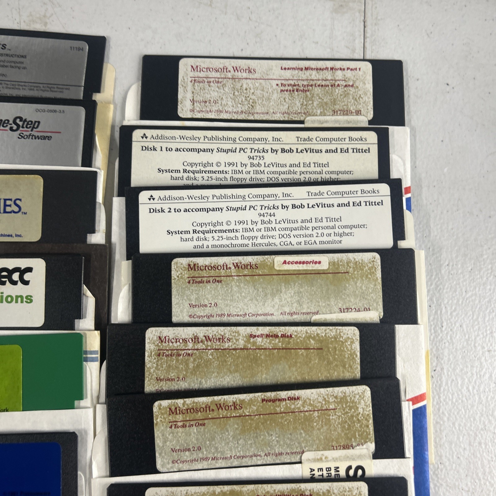 Commodore 64 Floppy Disks With Games Selling As Is for Blank Disk LOT Of 66