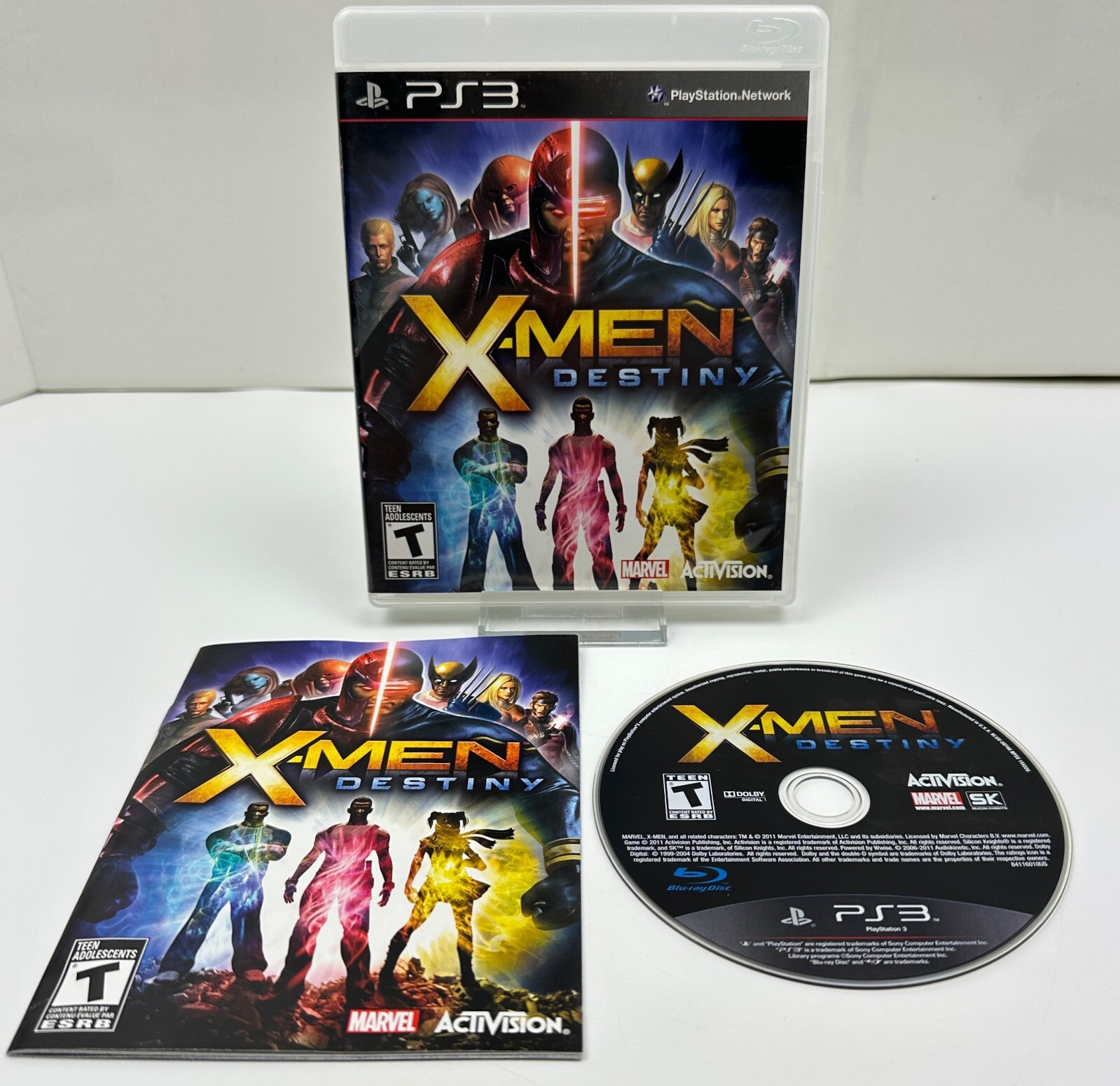 X-Men: Destiny (Sony PlayStation 3, 2011) CIB