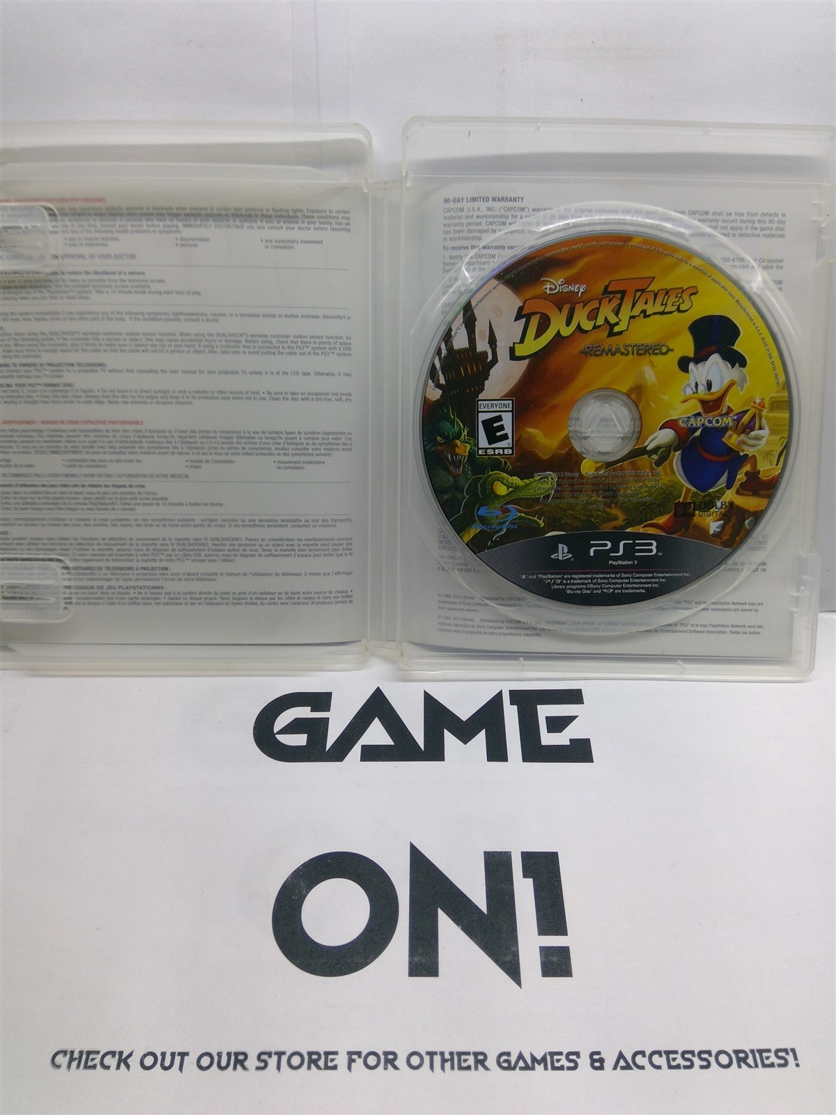 DuckTales: Remastered (PlayStation 3, 2013) Complete Tested Working – Free Ship