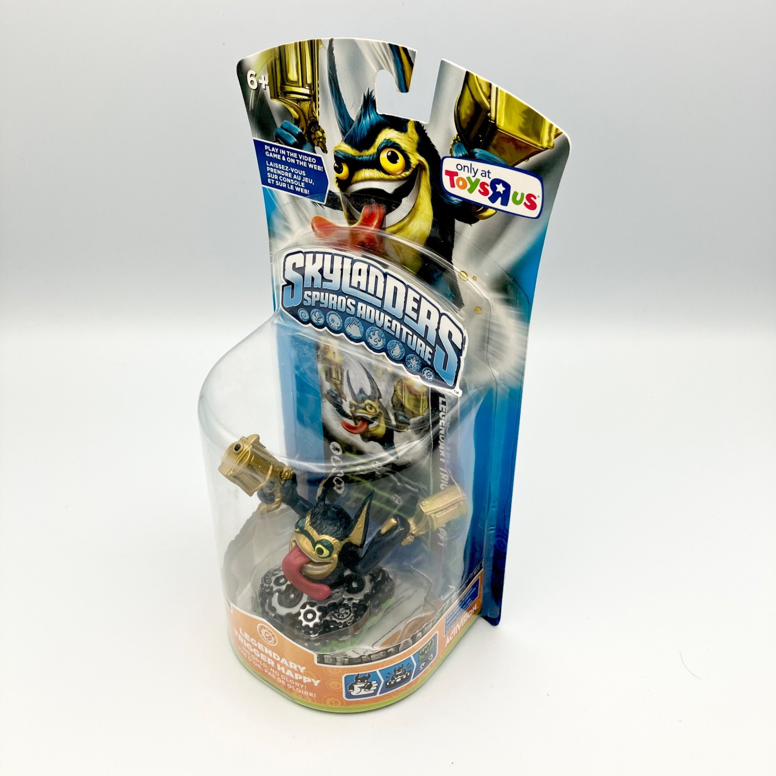 Skylanders Spyros Adventure Legendary Trigger Happy Figure Toys R Us Exclusi NEW