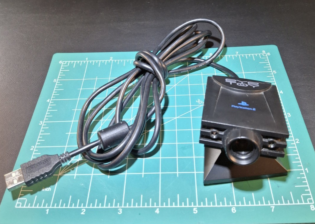 PS2 Sony PlayStation 2 Eye Toy USB Camera Black
