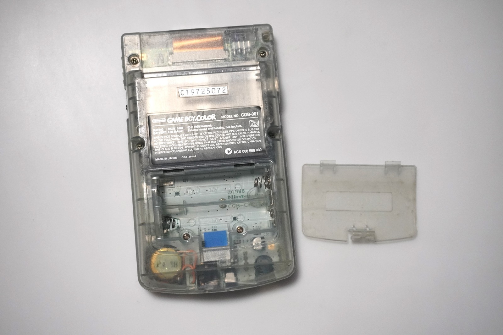 Game Boy Color Tsutaya Water Blue console Gameboy system US Seller Excellent