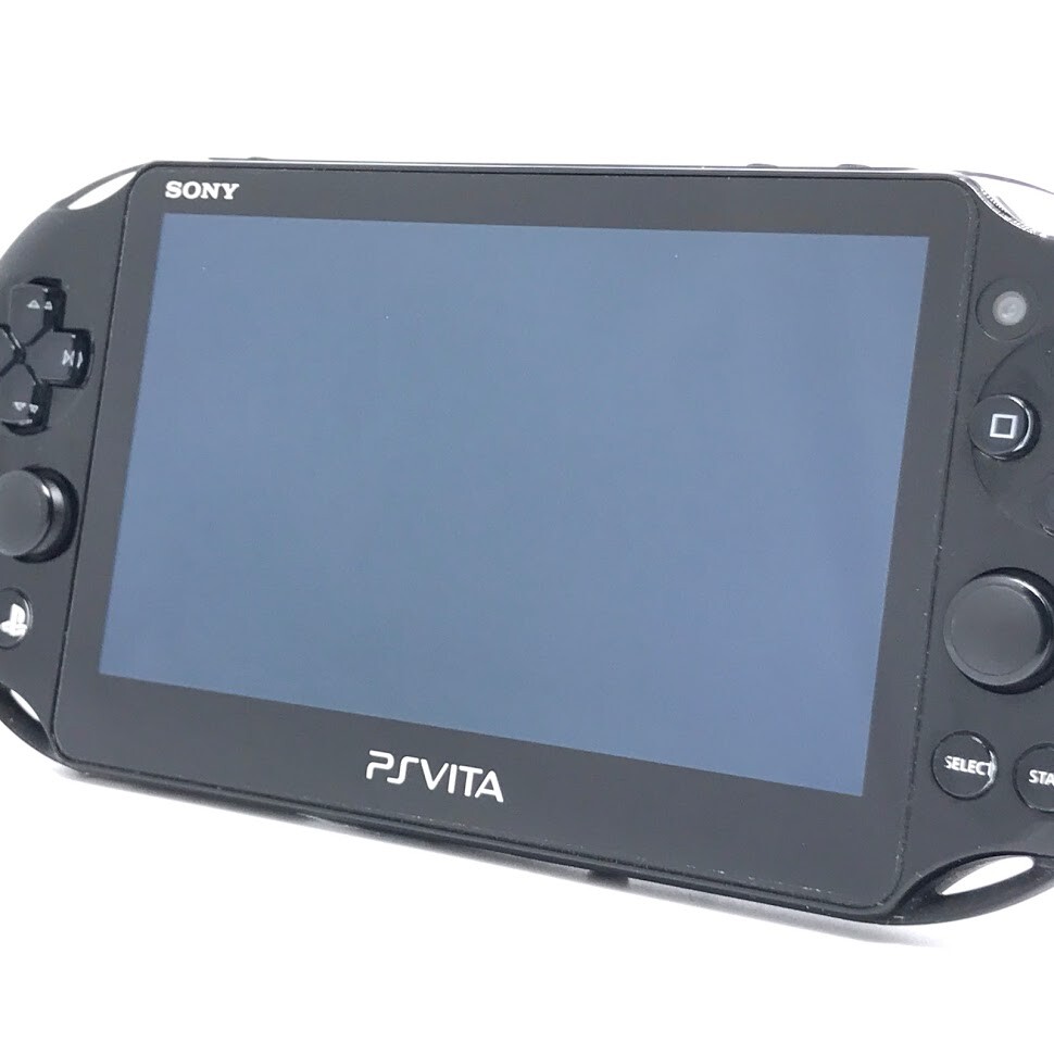 SONY PS Vita PCH-2000 Slim Black Wi-Fi LCD w/ Charger From Japan “Mint”