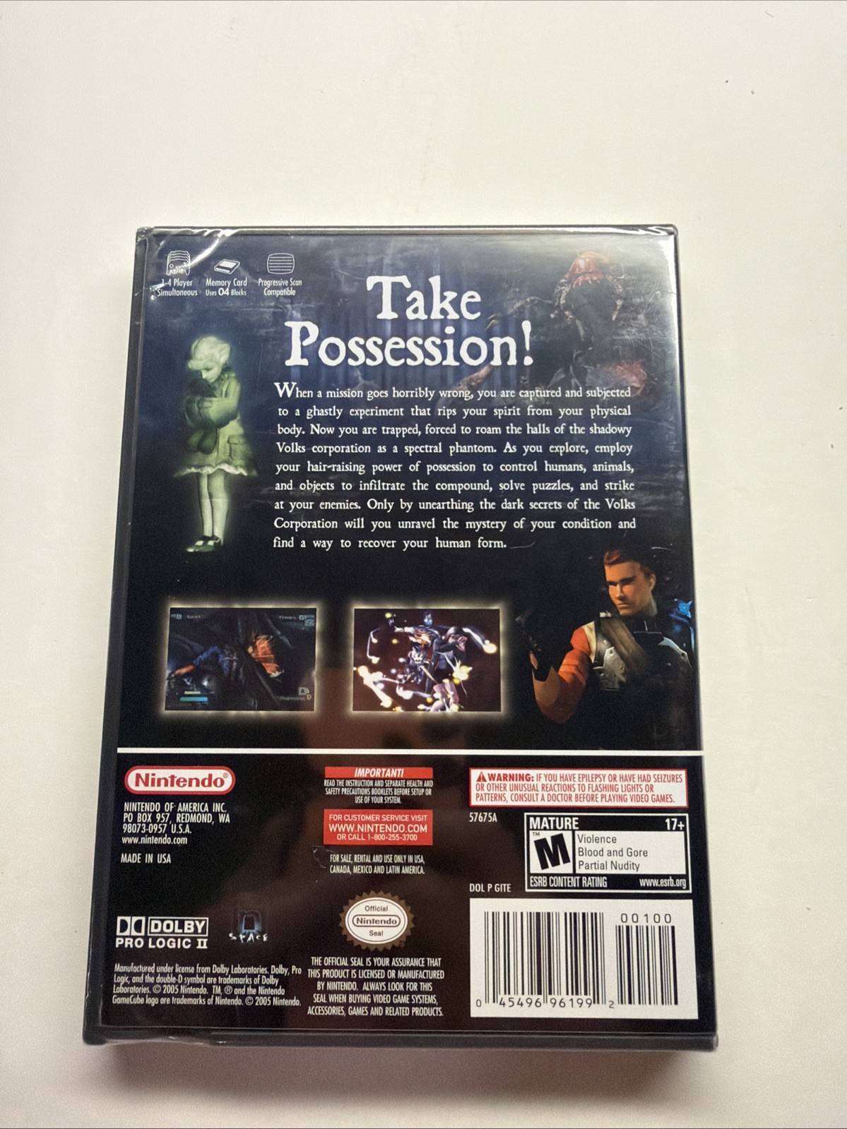 Geist (Nintendo Gamecube, 2005) Brand New Factory Sealed Game
