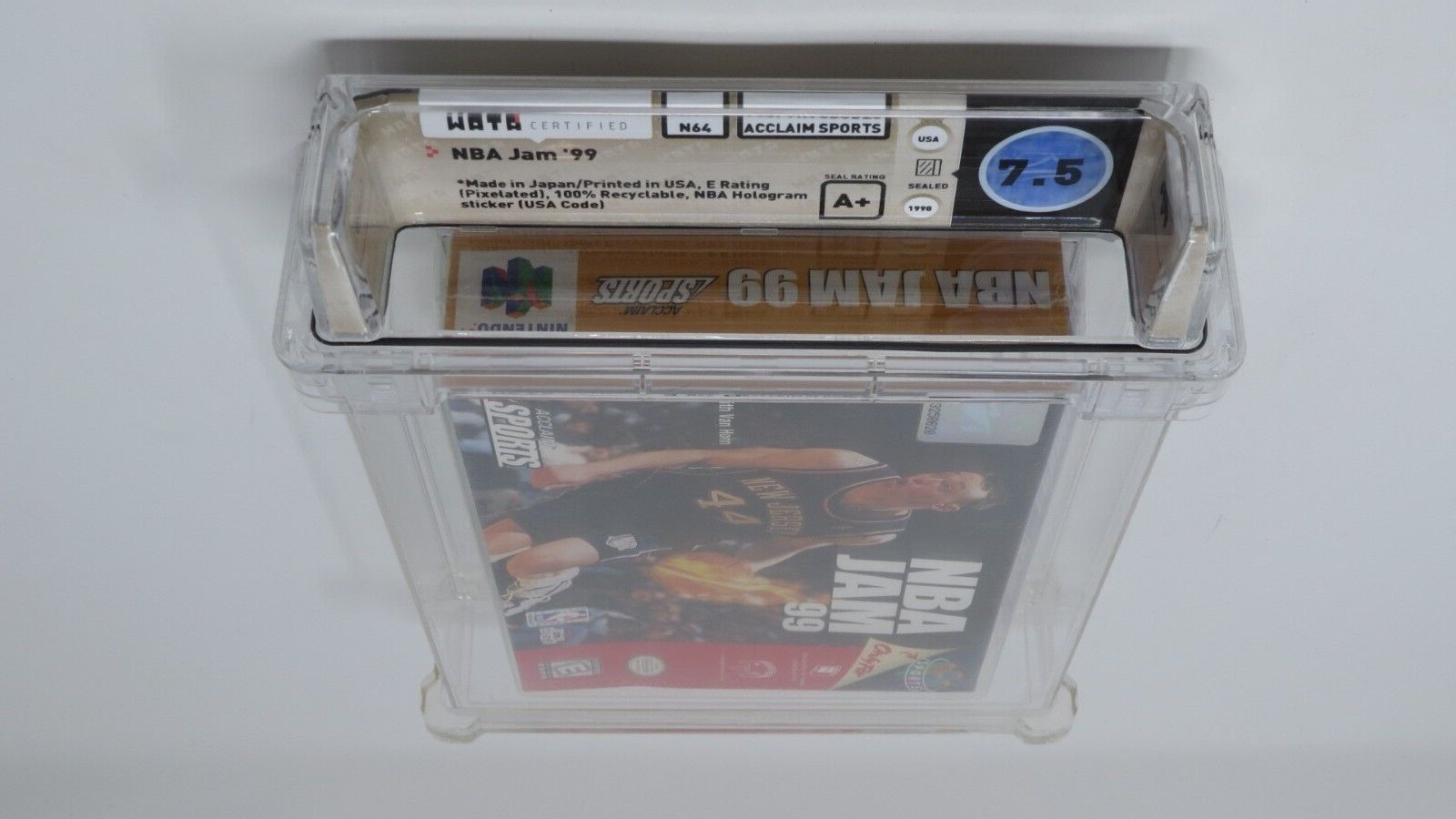 NBA Jam ’99 Basketball Nintendo 64 N64 Sealed Video Game Wata Graded 7.5 A+