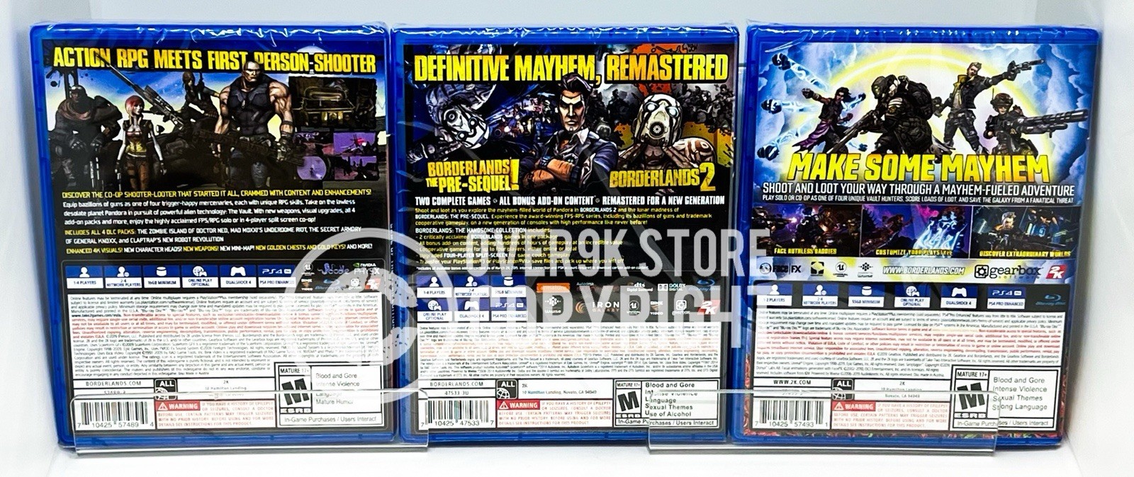 Borderlands Bundle w/ 3 games – PS4 – US Version | Brand New | Factory Sealed