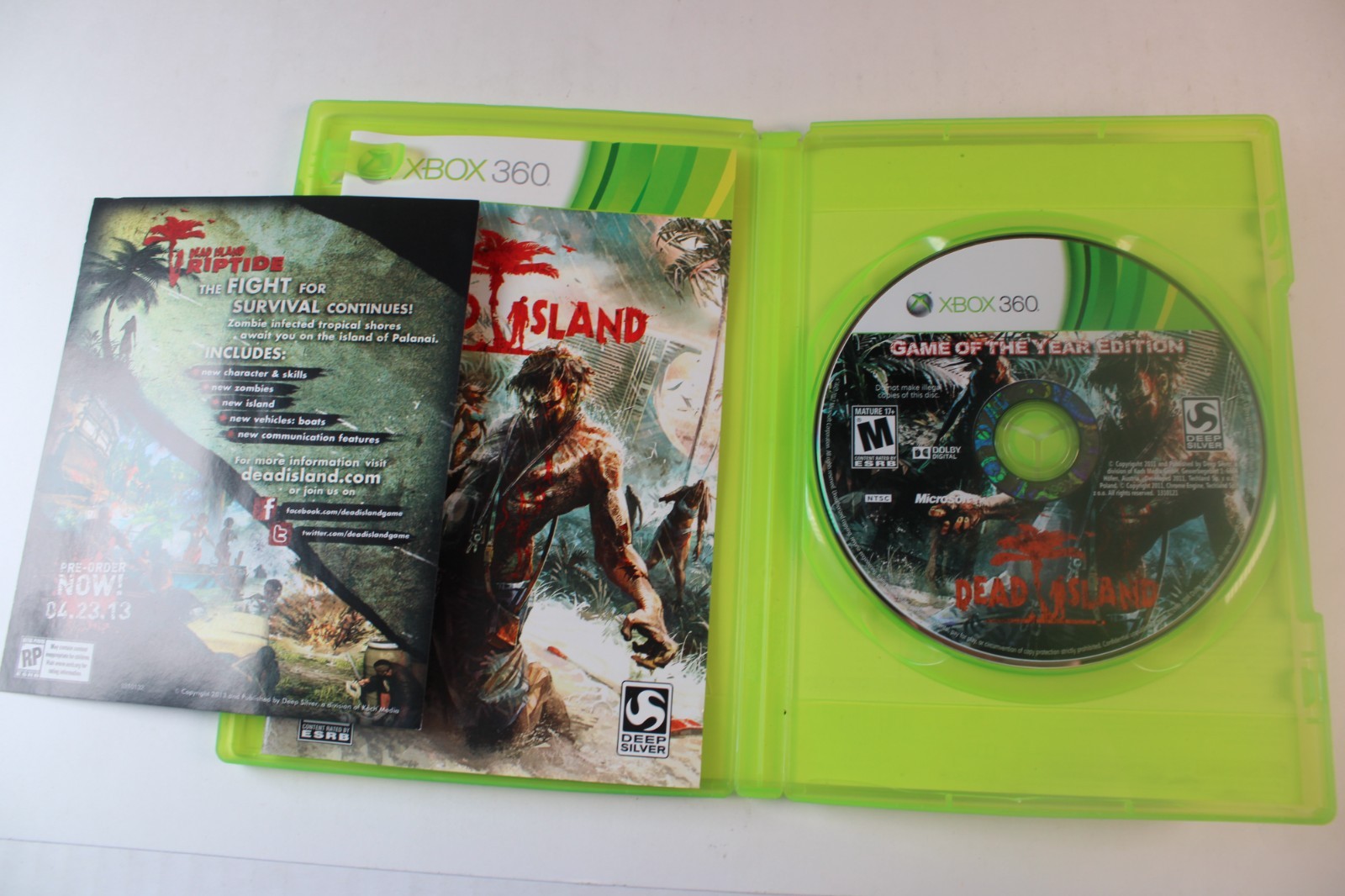Dead Island — Game of the Year Edition (Xbox 360, 2012) Complete Tested Working