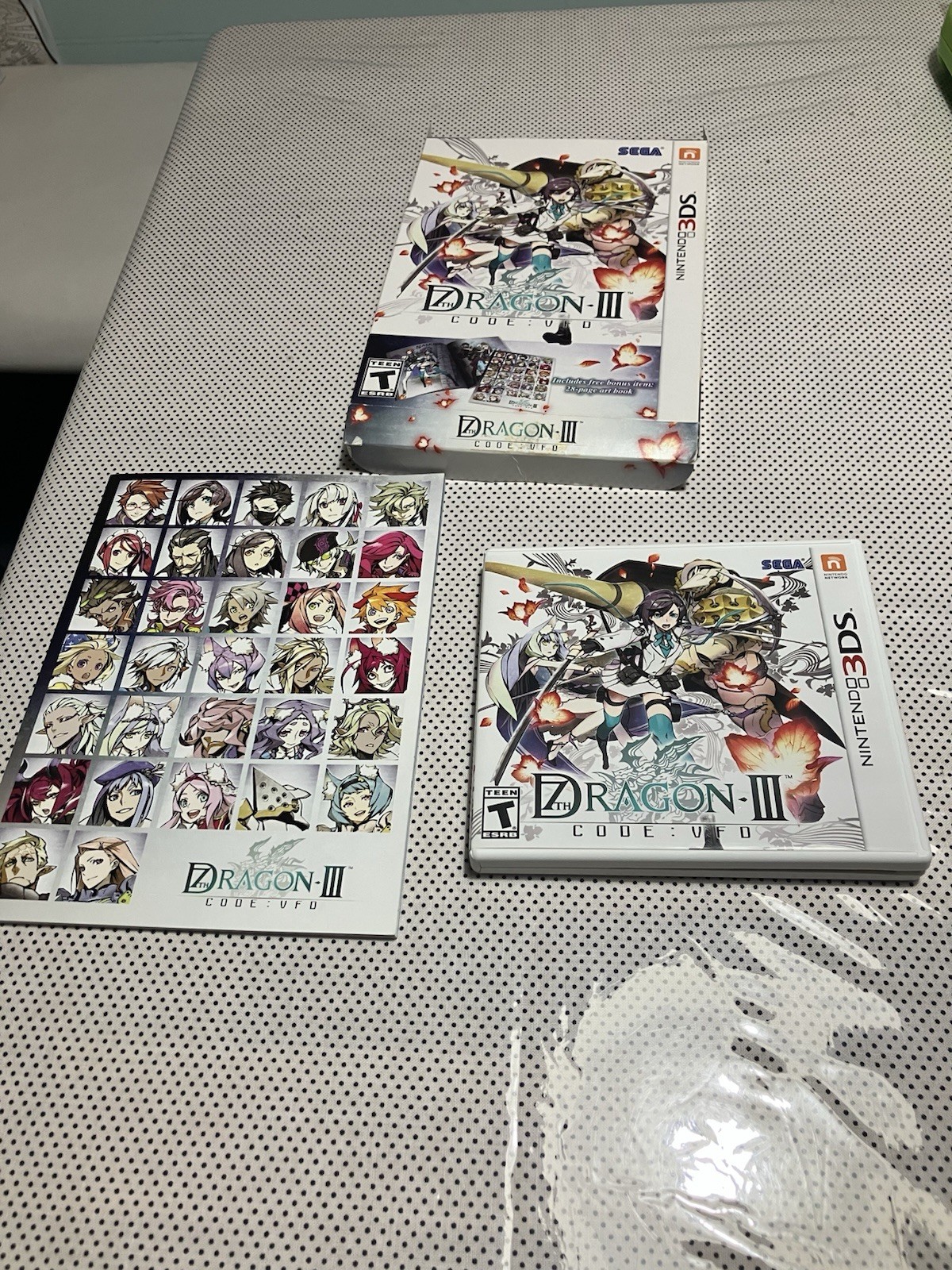 7th Dragon III Code: VFD Launch Edition (Nintendo 3DS 2016) CIB With Book Tested