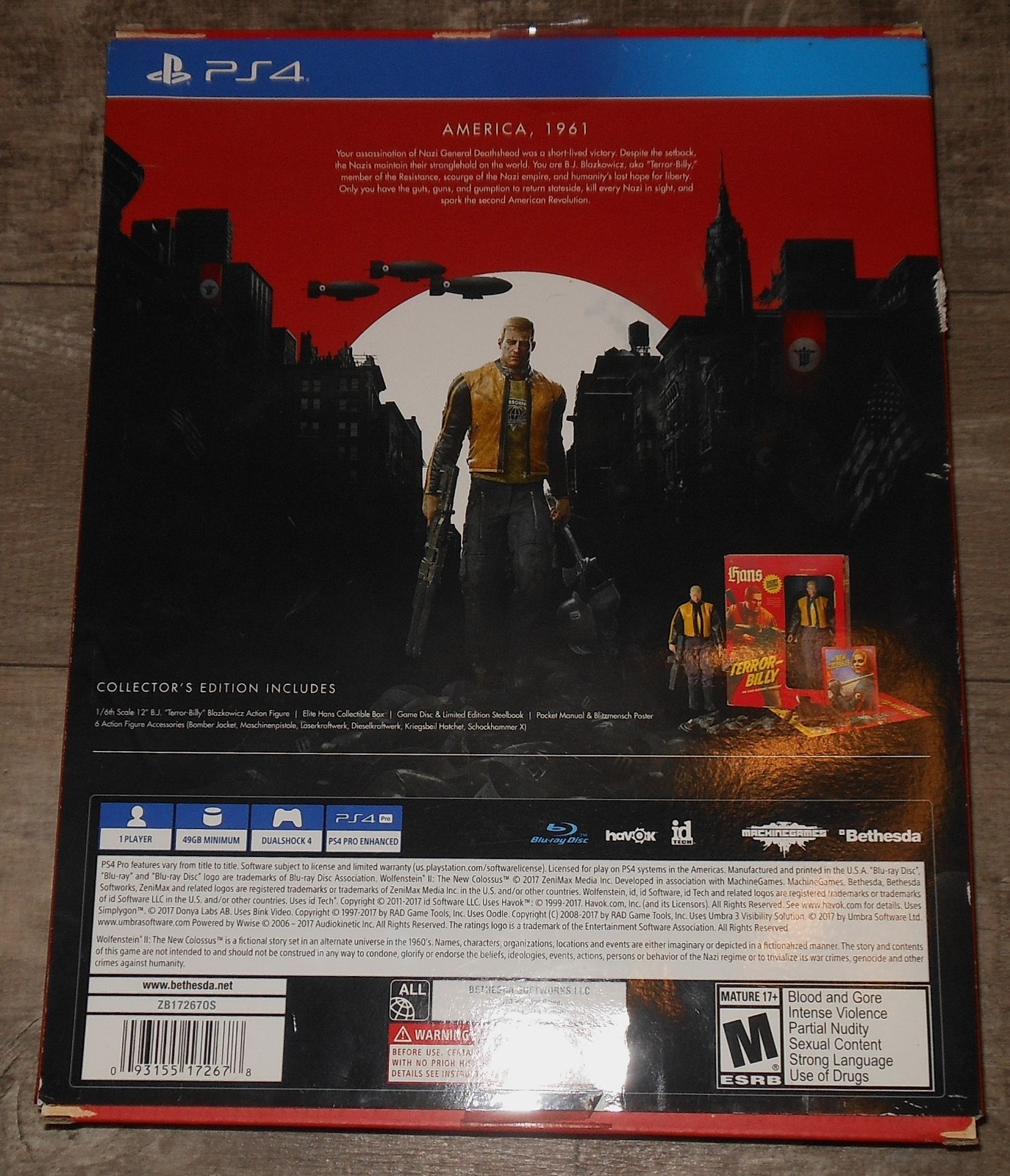 Wolfenstein II: The New Colossus – Collector’s Edition – Playstation PS4