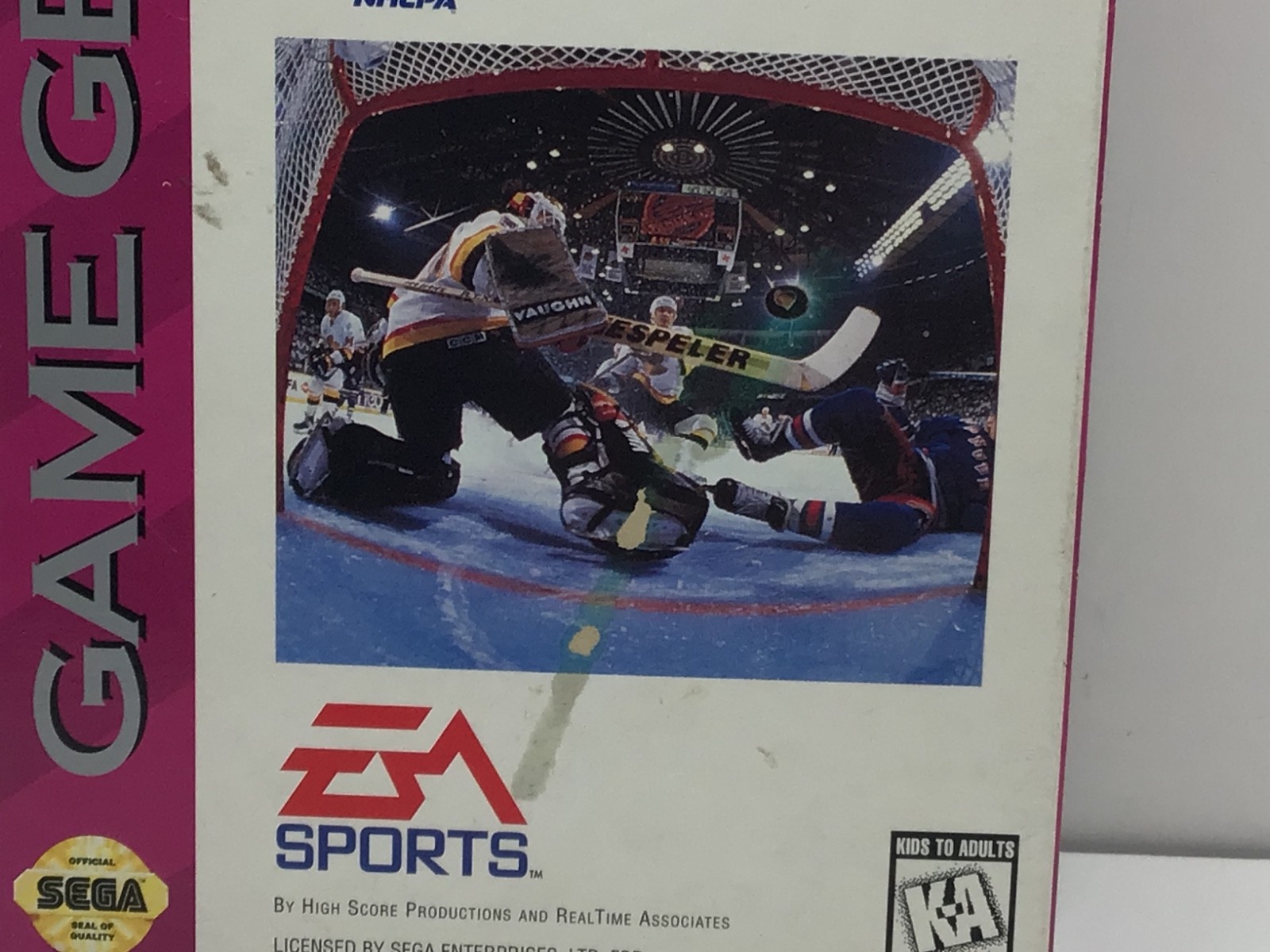 NHL Hockey Sega Game Gear, 1994 Complete w/Manual CIB
