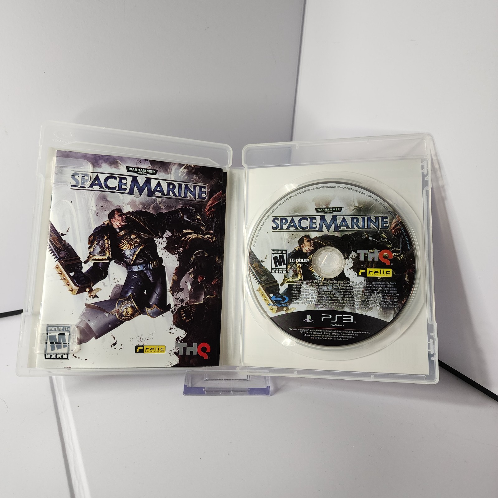 Warhammer 40K: Space Marine (PlayStation 3, PS3) – Tested, Complete