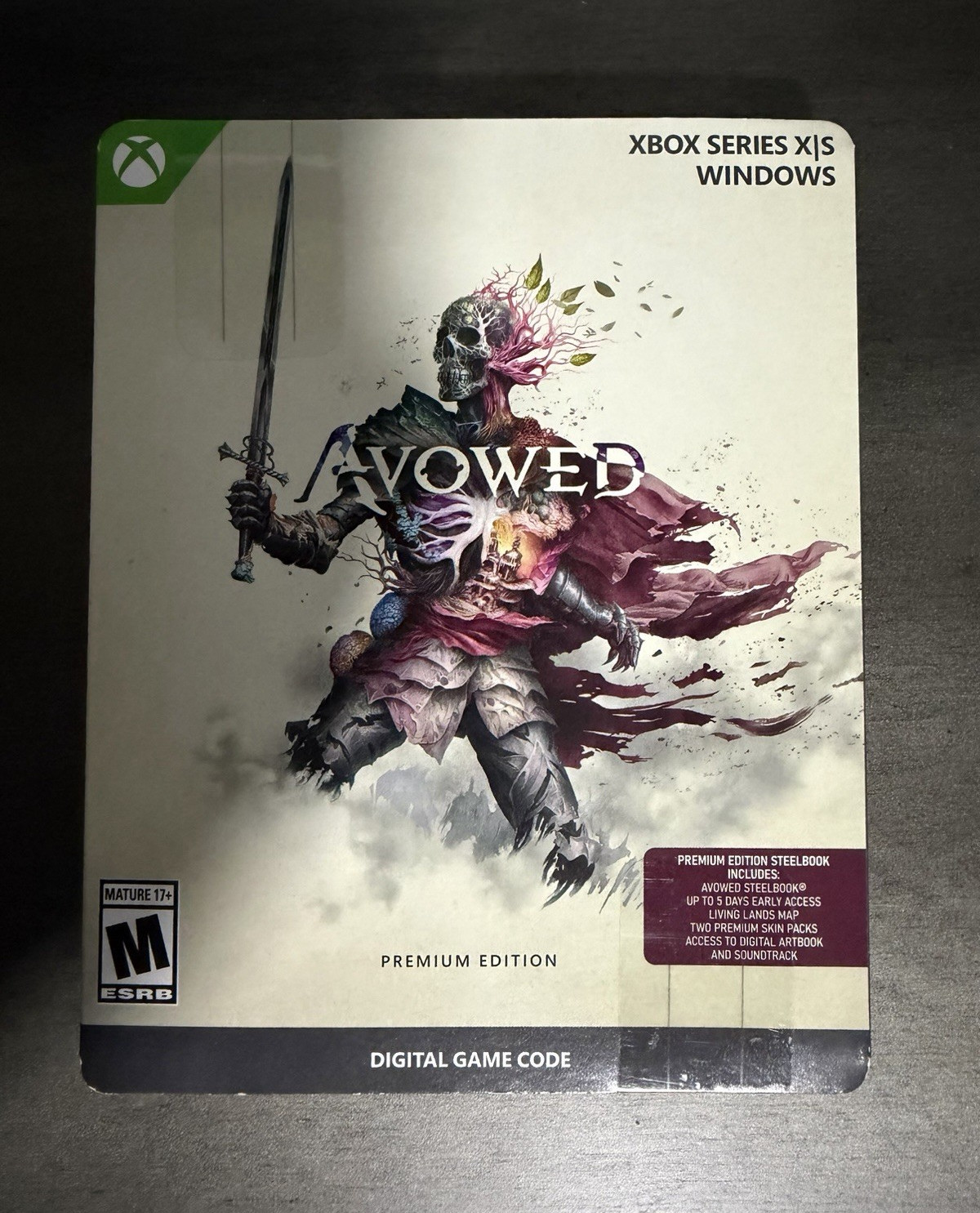 Avowed Premium SteelBook Edition Digital Code Xbox X|S/Win M 2025