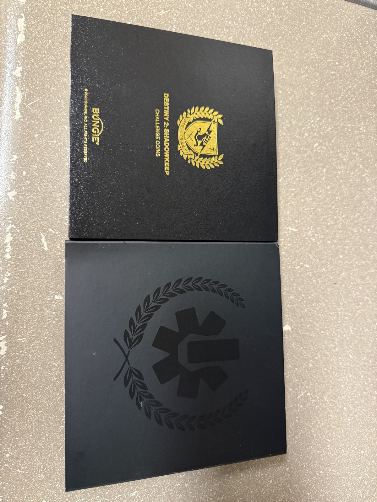 Destiny 2 -Shadowkeep Challenge Coins Exclusive Bungie Rewards Artifact Coin Set