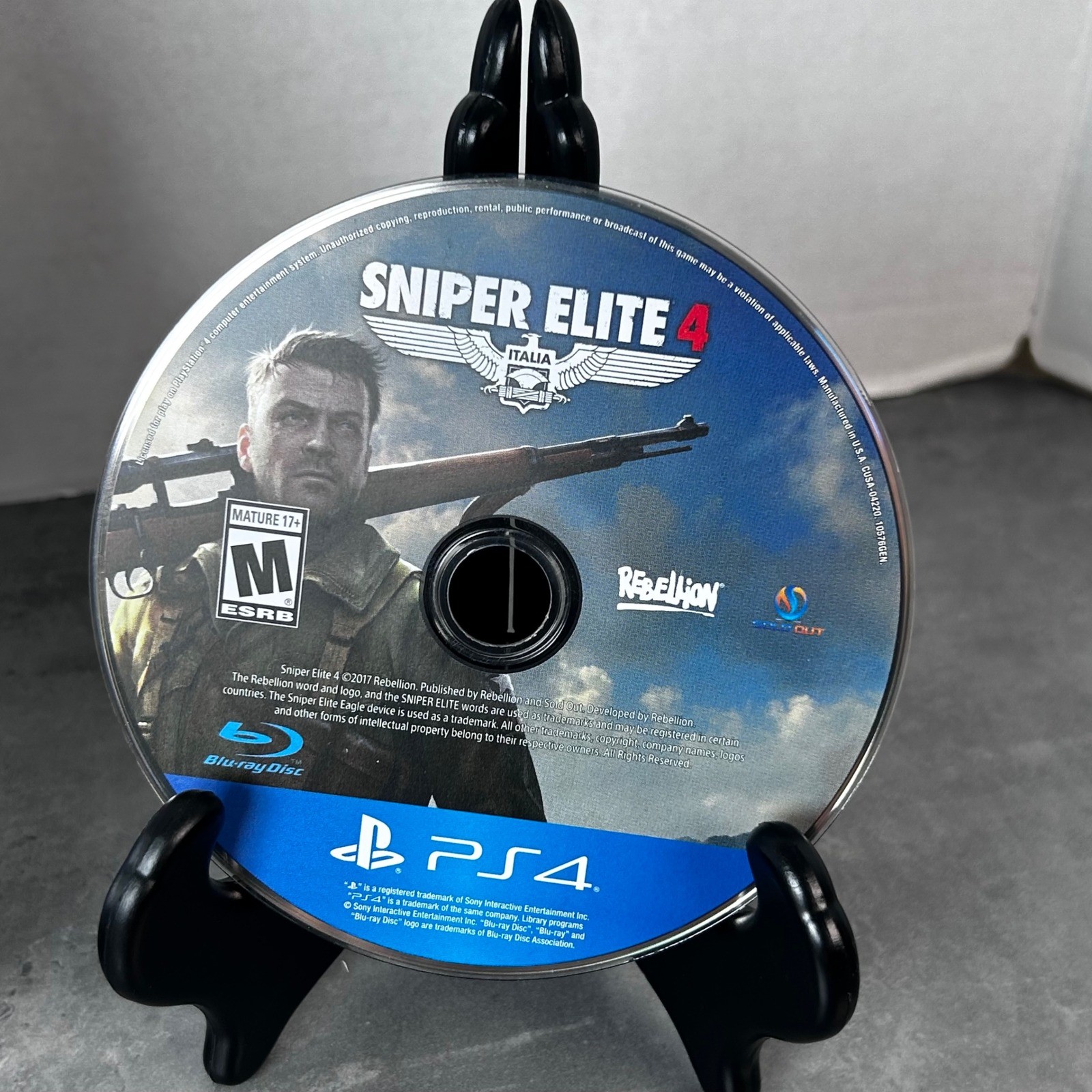Sniper Elite 4 Italia PS4 PlayStation 4 Game Rebellion Sold Out CUSA-04220