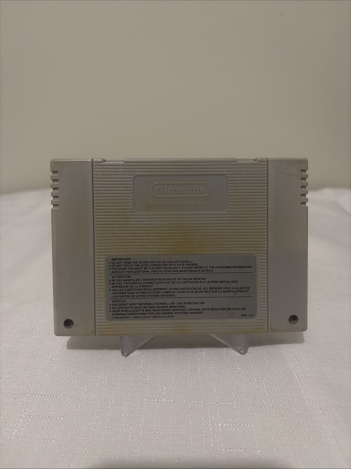 Sparkster – Nintendo Super NES SNES Action Adventure Platformer Video Game