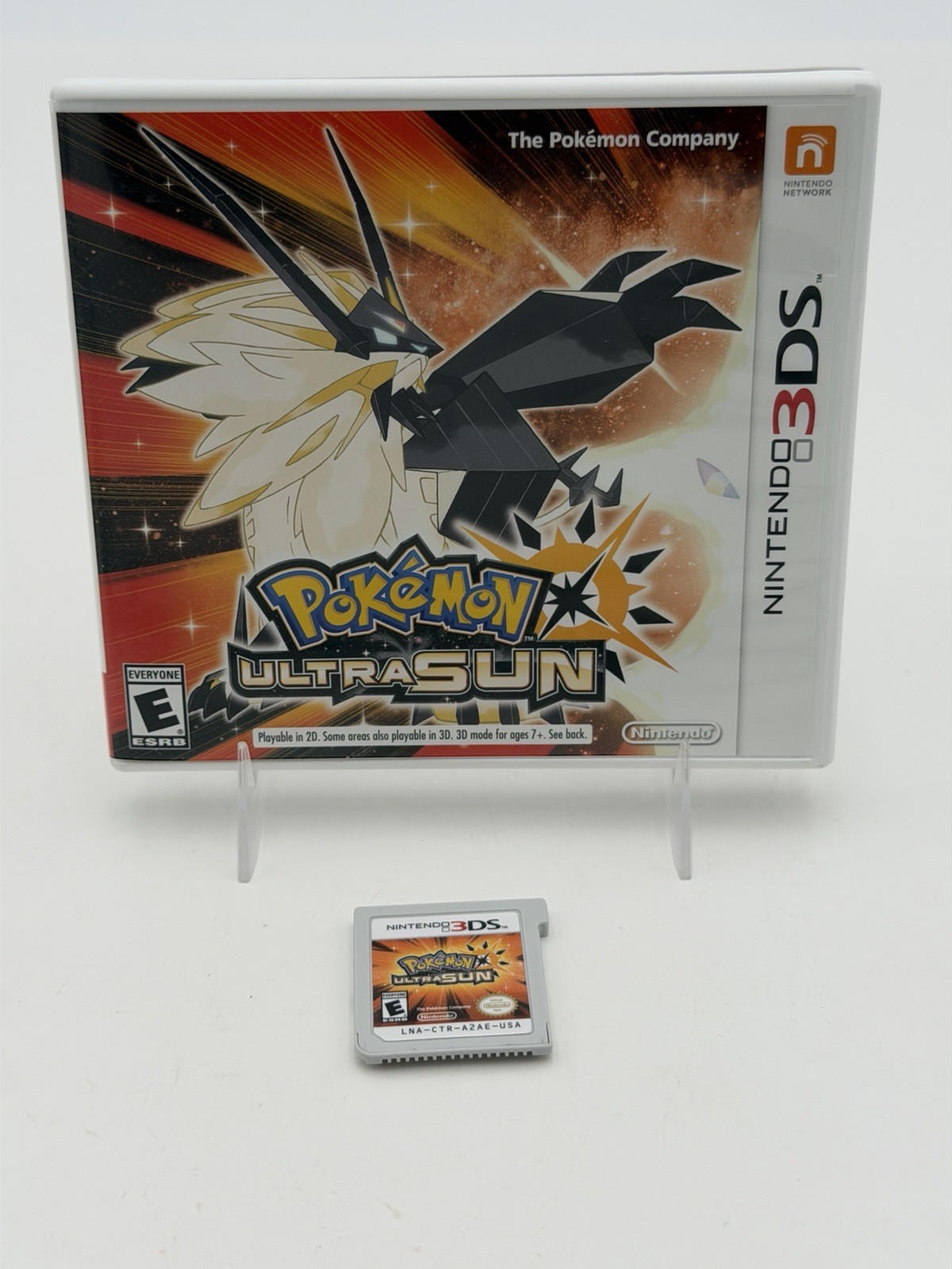 Pokemon Ultra Sun – Nintendo 3DS – Game Cartridge & Case