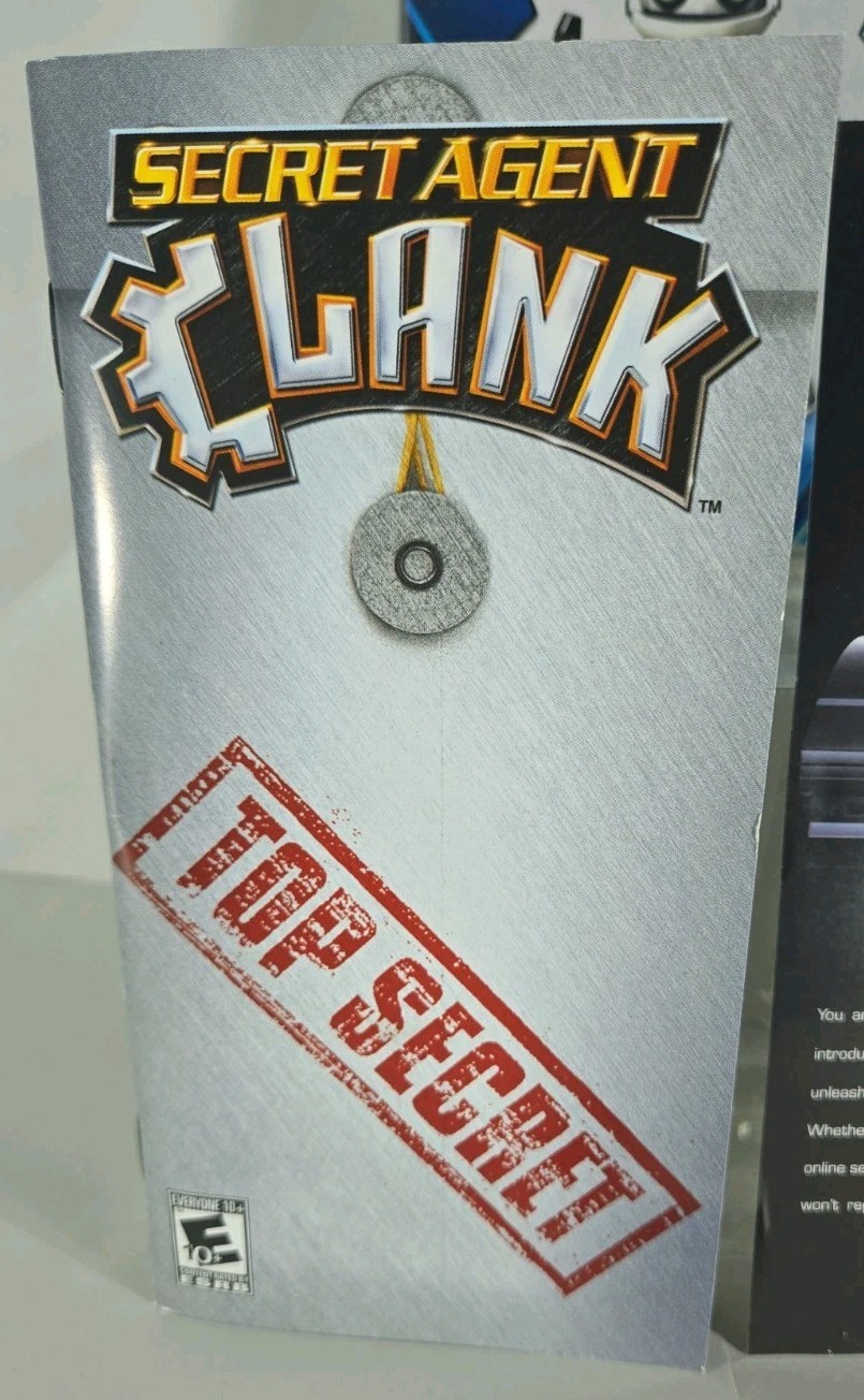 Secret Agent Clank (Sony PSP, 2008) Complete In Box W Manual CIB Black Label