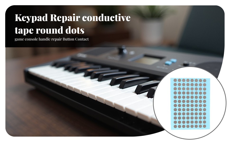 88Pcs Conductive Button Pads Remote Control Button Repair for Keypad Repair