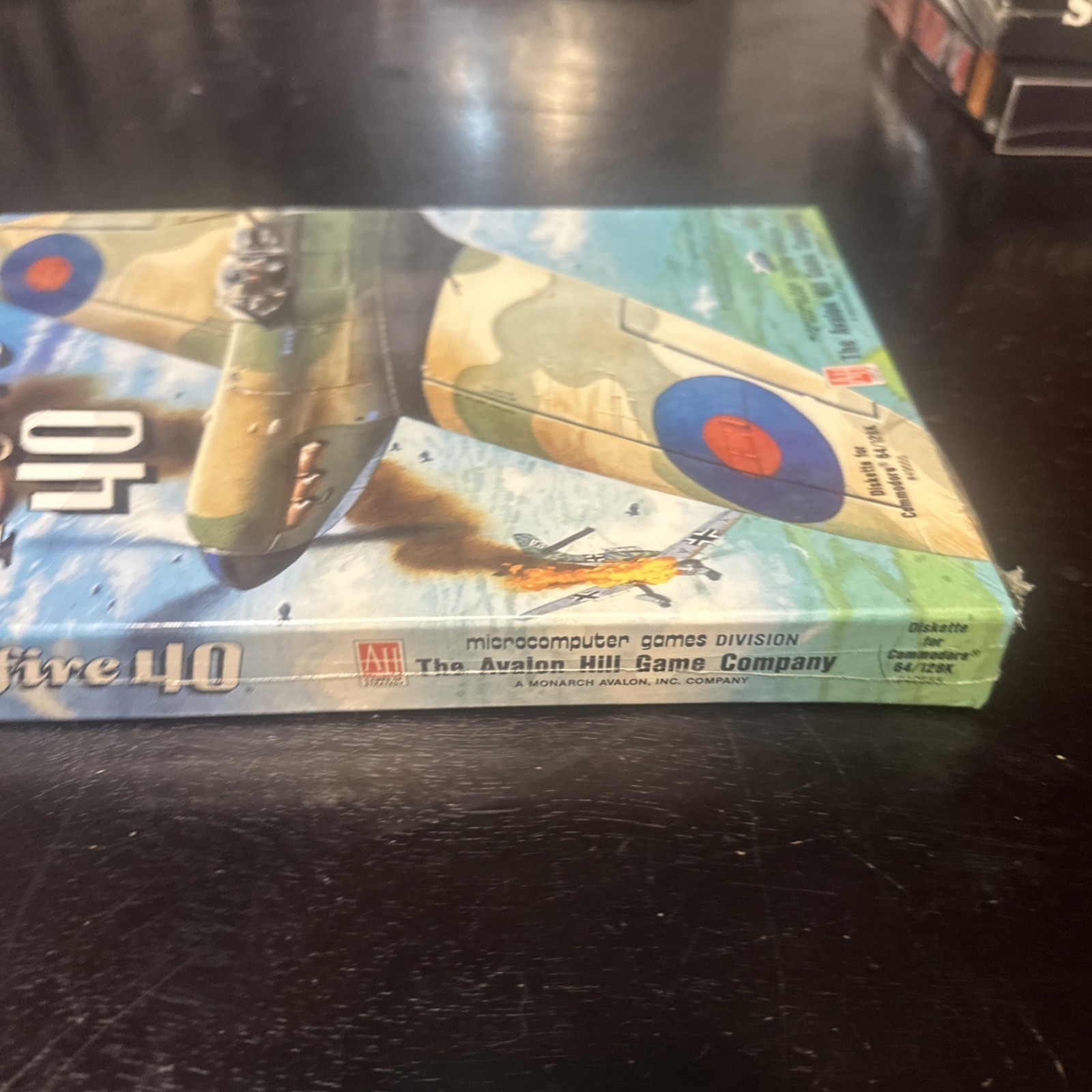 Spitfire 40 Commodore 64/128-Avalon Hill Brand New Sealed.