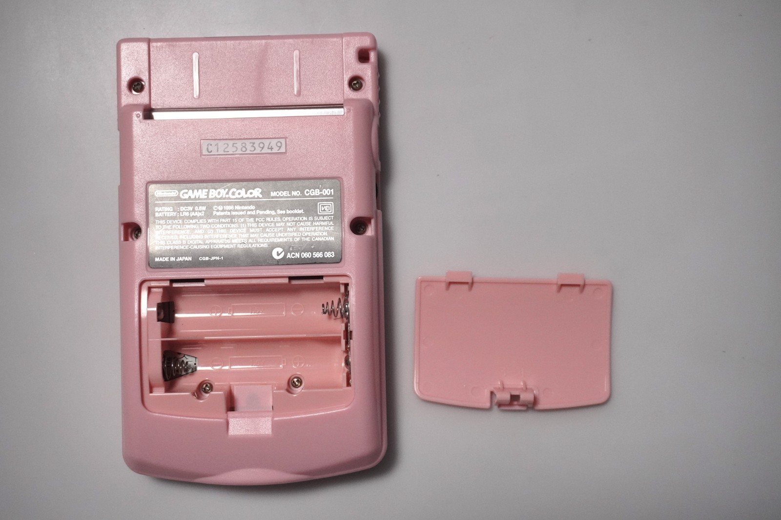 Game Boy Color Hello Kitty Pink Limited console Gameboy system US Seller Excell