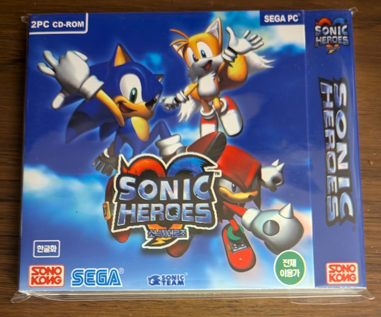 Sonic Heroes KOREAN PC Version NEW Unofficial? SonoKong SEGA 2005 Hedgehog Korea