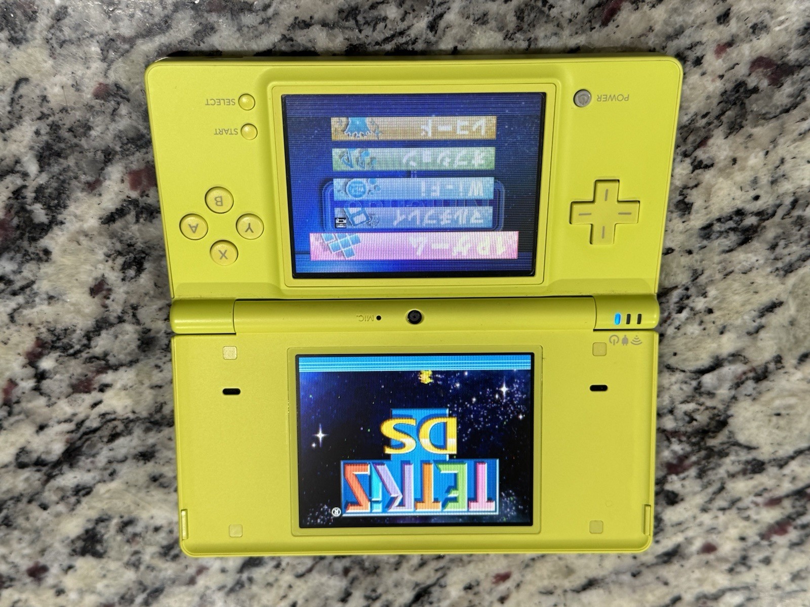 Japanese Nintendo DSi Lime Green Console w Unlauch v2.0 + FREE US SHIPPING #2
