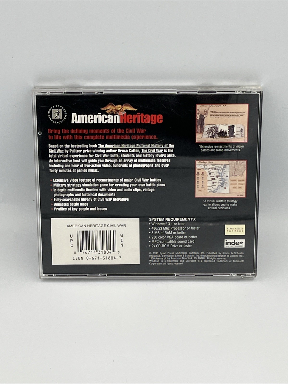 Robert E. Lee: Civil War General & American Heritage Civil War PC Windows Games