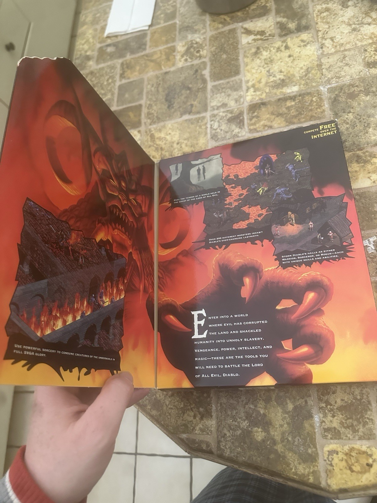 Diablo First Print PC RESEAL 1995 Blizzard Entertainment Vintage Original