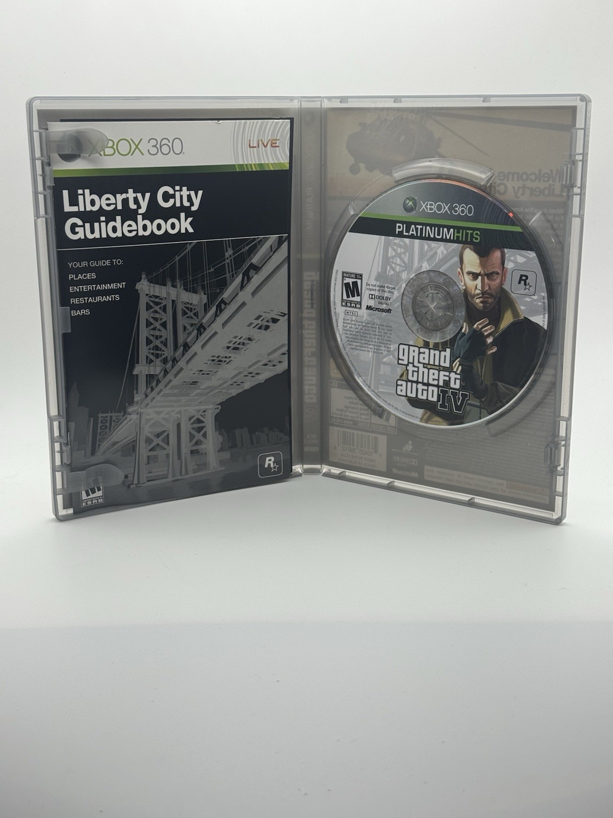 Grand Theft Auto IV Platinum Hits For Xbox 360 Complete in Box Tested & Working