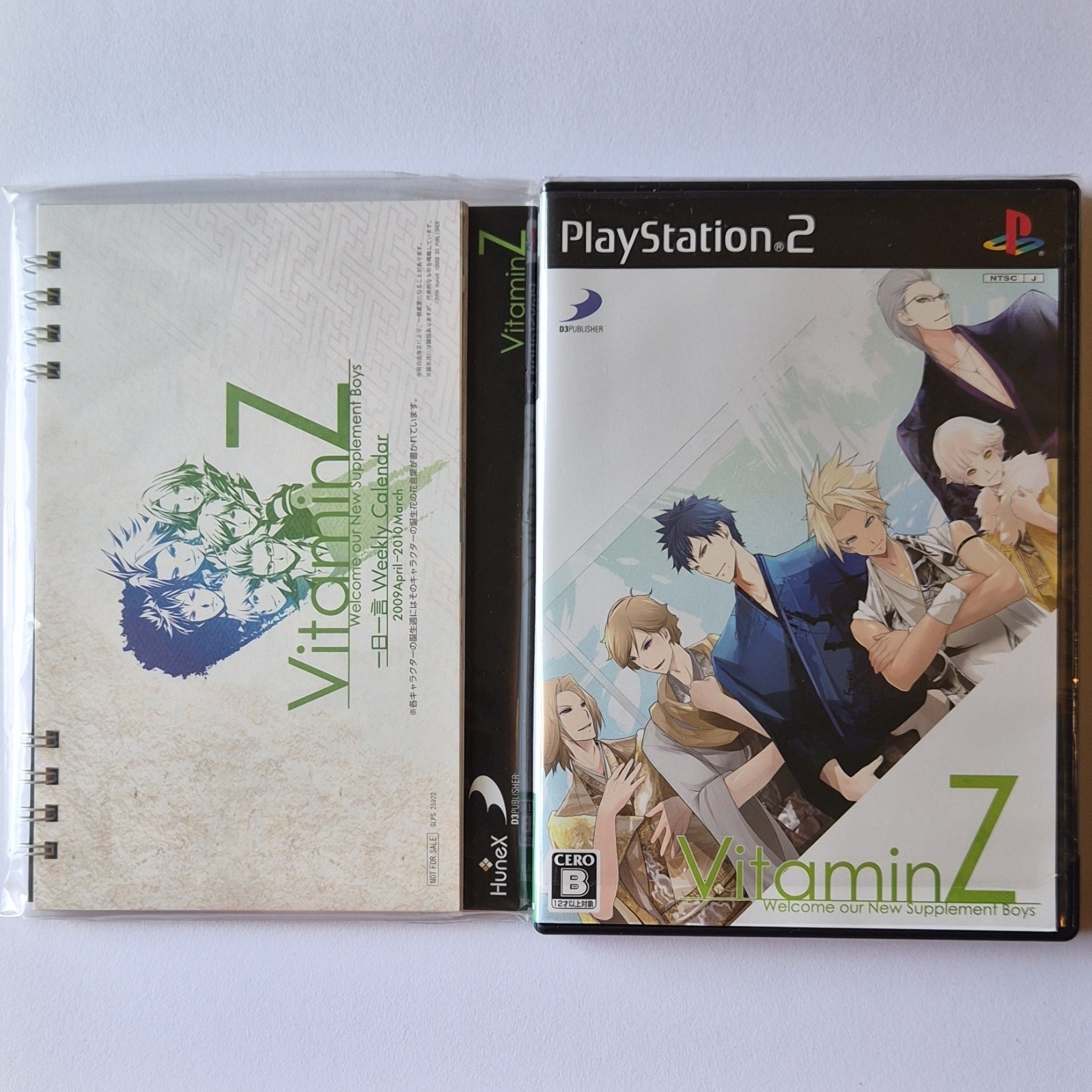 D3PUBLISHER VitaminZ PS2 NTSC-J (Japan) Visual Novel Dating Sim 2009 Manual
