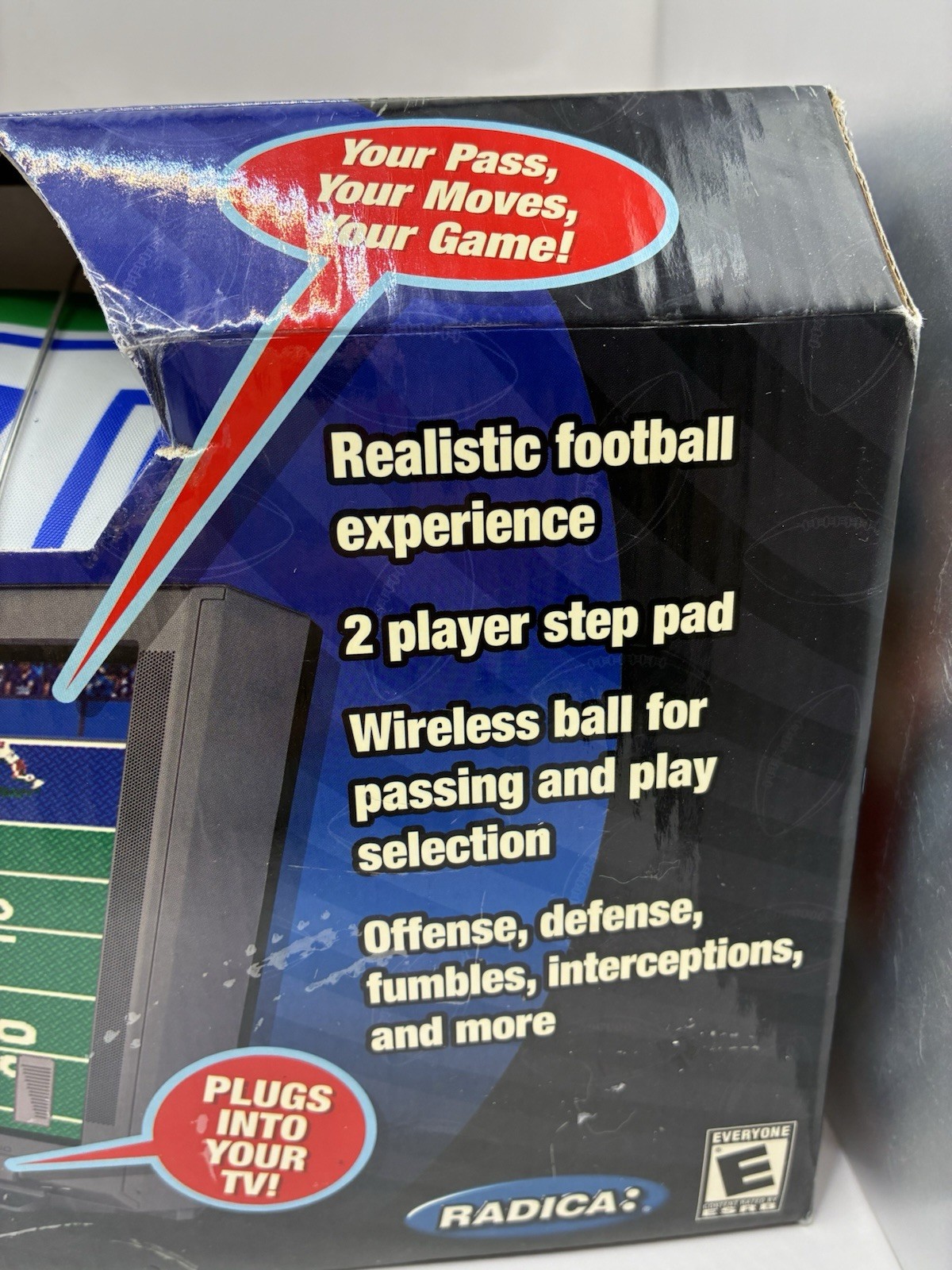 Vintage Football Play TV Plug and Play Arcade Video Game 2005 New Unopened