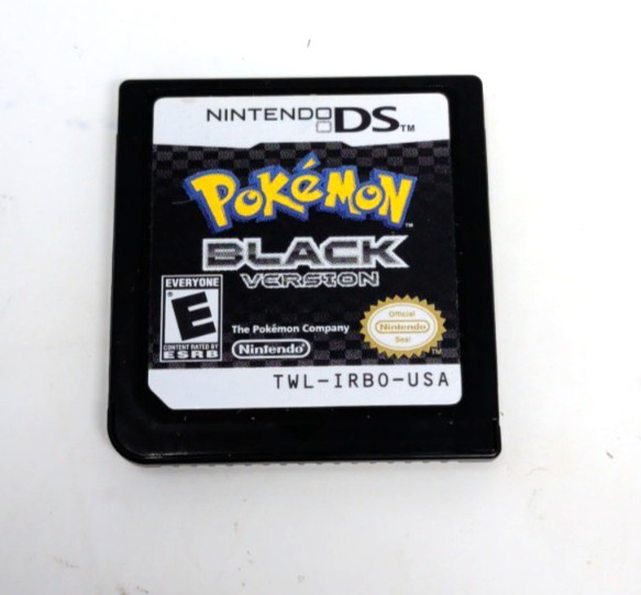 Pokemon Black Version Nintendo DS Authentic Original Tested TWL-IRBO-USA WORKS