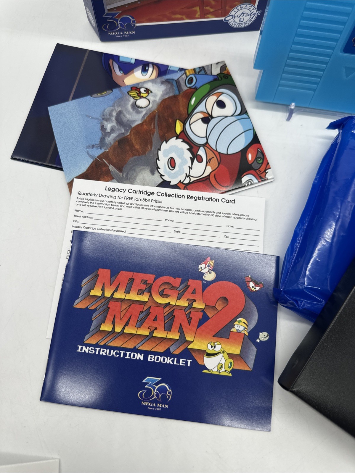Mega Man 2 NES – 30th Anniversary iam8bit Blue Legacy Cartridge Collection