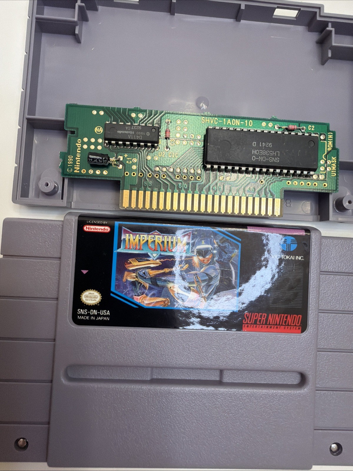 Imperium SNES Super Nintendo Game CIB Complete VGC Protective Case