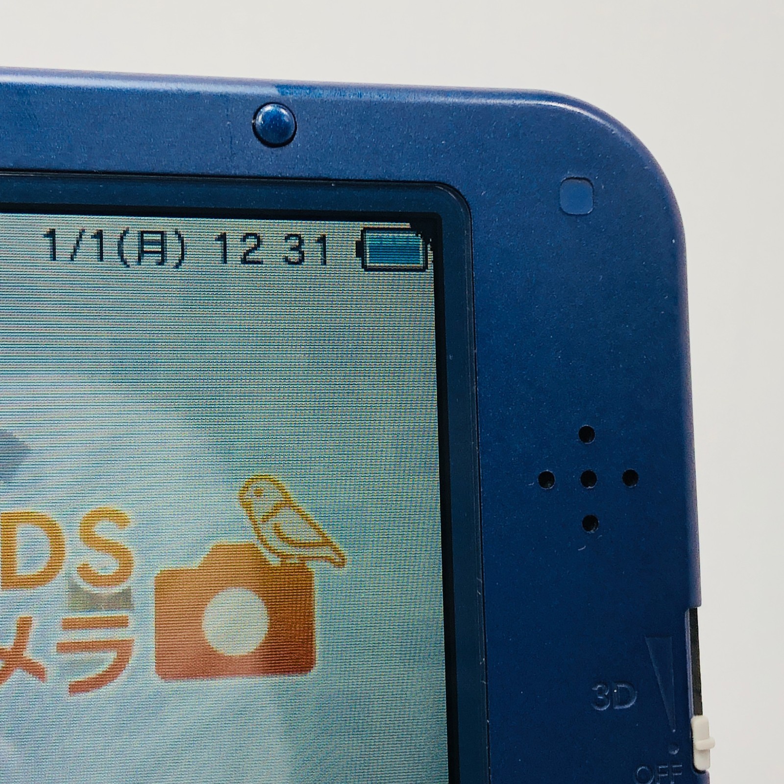 [Top IPS / EX+1] New Nintendo 3DS LL XL Metallic Blue console Japan NTSC-J 06-85