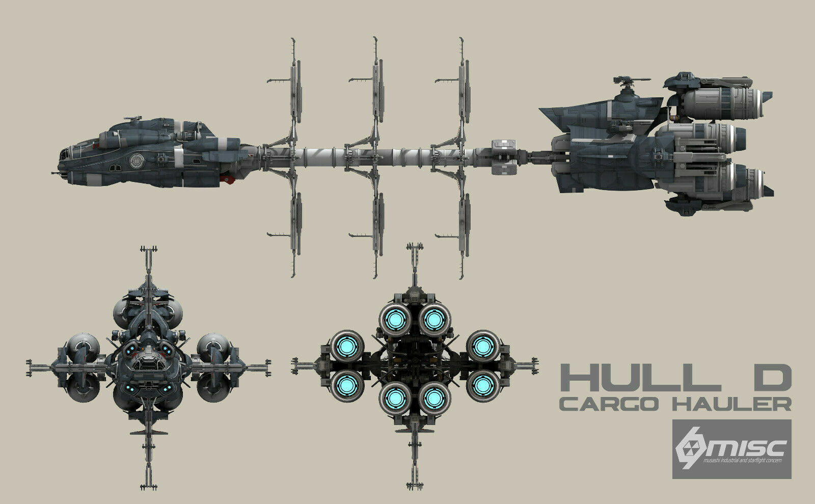 Star Citizen – MISC HULL D – UPGRADE – (CCU)