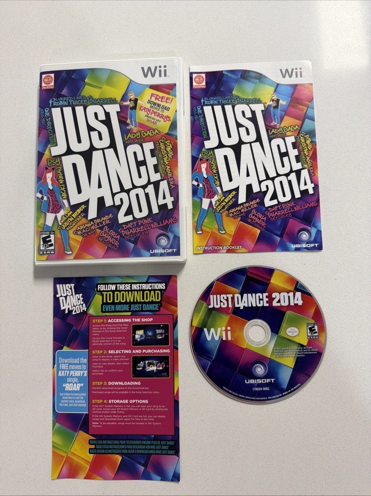 Just Dance 2014 – Nintendo Wii – CIB Complete w/ Manual – Tested