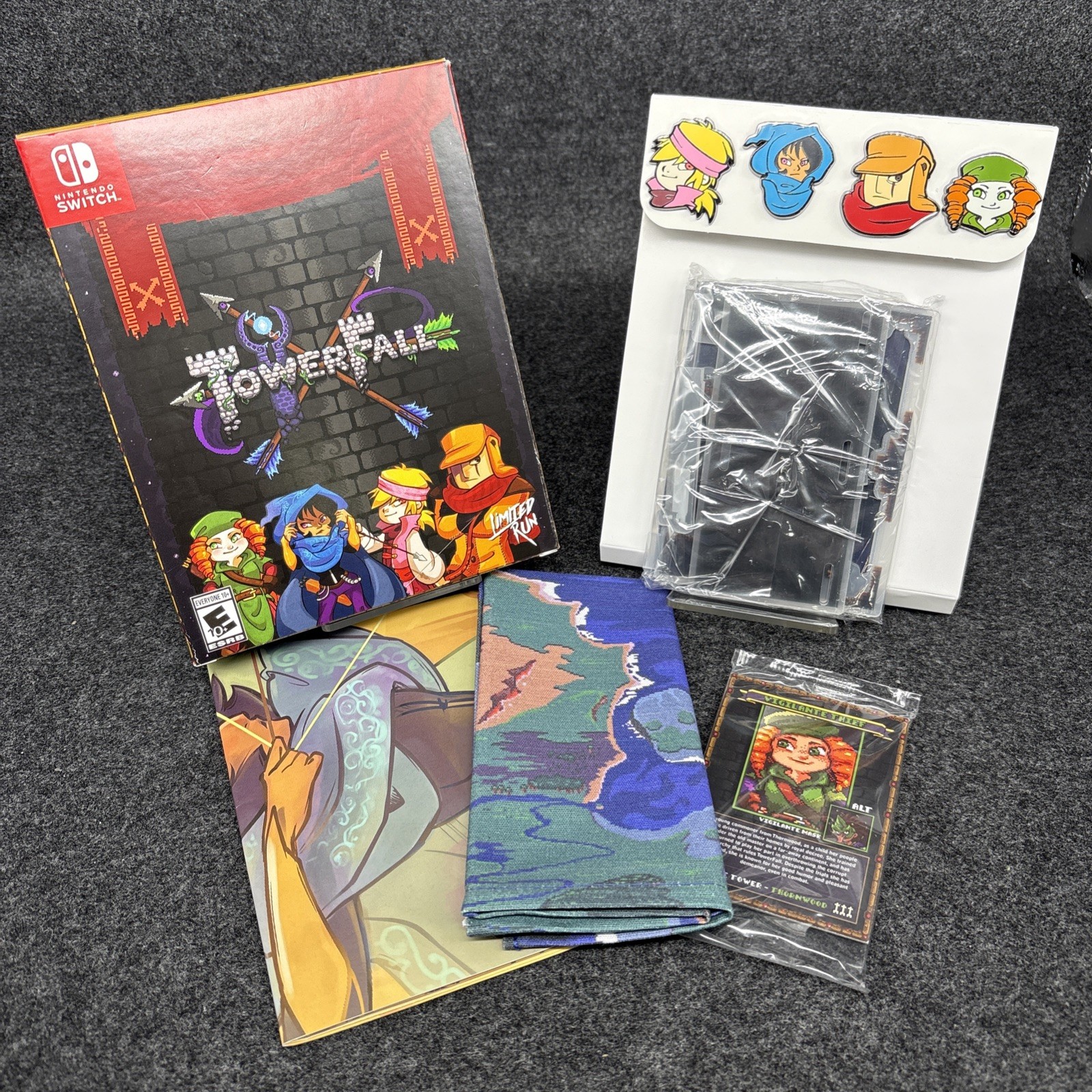 TowerFall Collector’s Edition (Switch) – Authentic Box And Collectibles Only