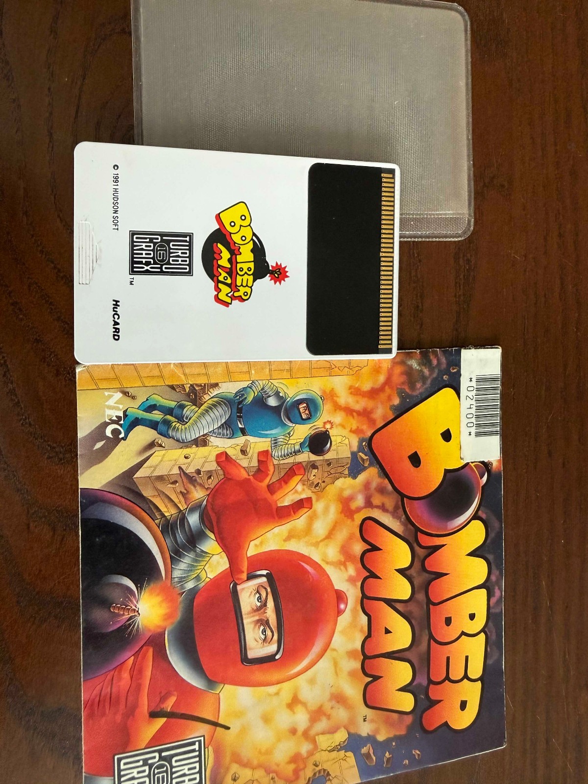 Bomberman (TurboGrafx-16, 1990) – AUTHENTIC, TESTED, HUCARD AND MANUAL ONLY