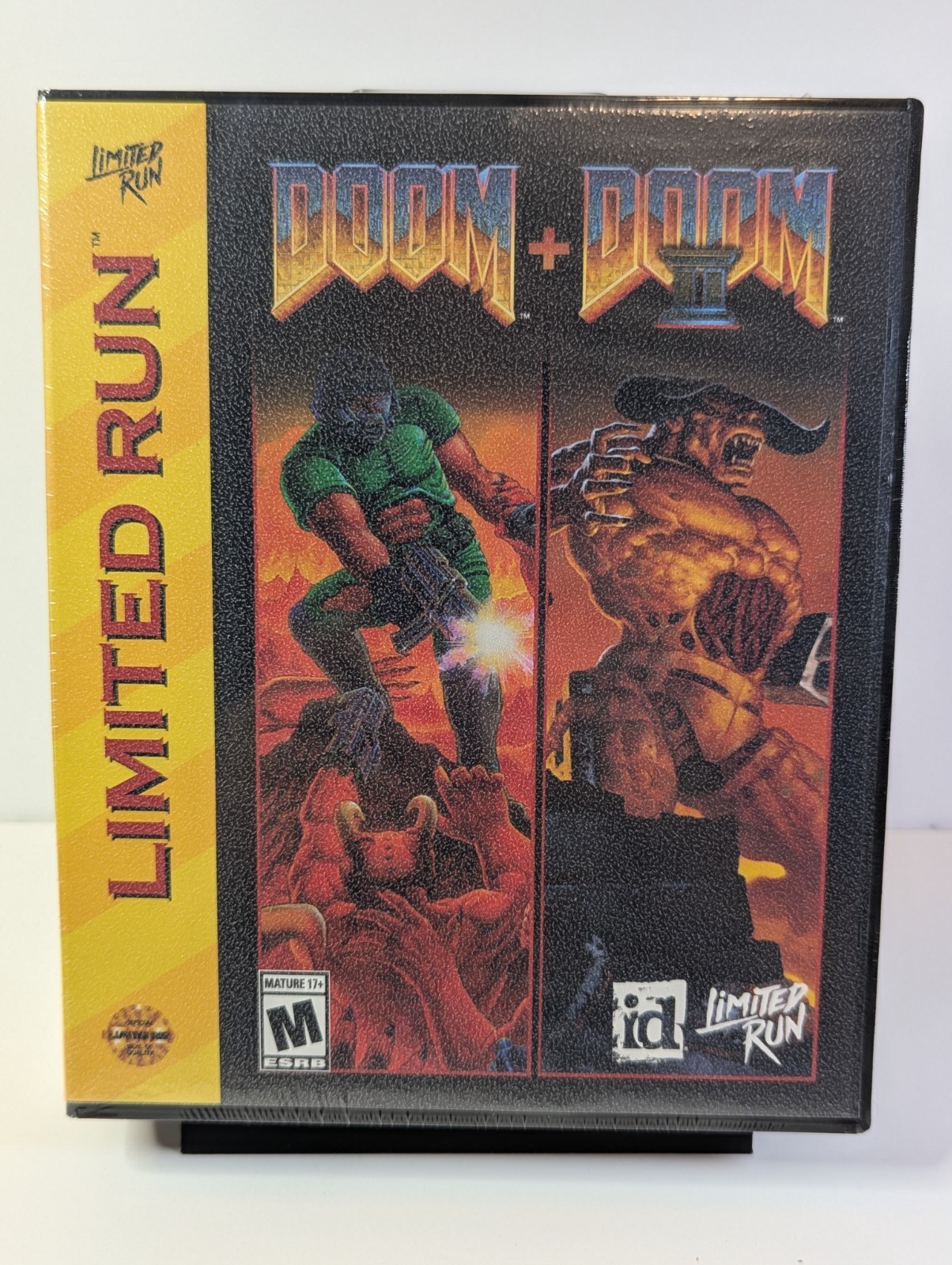 DOOM + DOOM II 1 + 2 (PS5) Limited Run Games 10th Anniversary Variant Cover