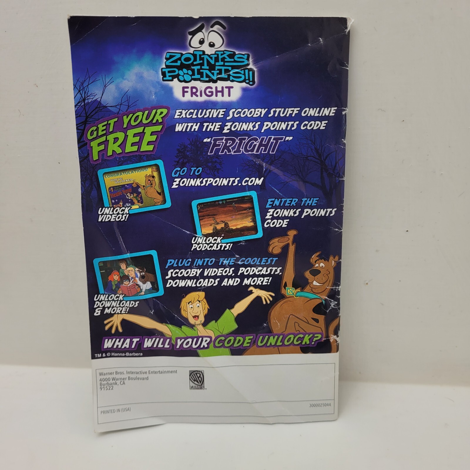 SCOOBY-DOO! FIRST FRIGHTS (Nintendo Wii, 2009) GAME COMPLETE with MANUAL